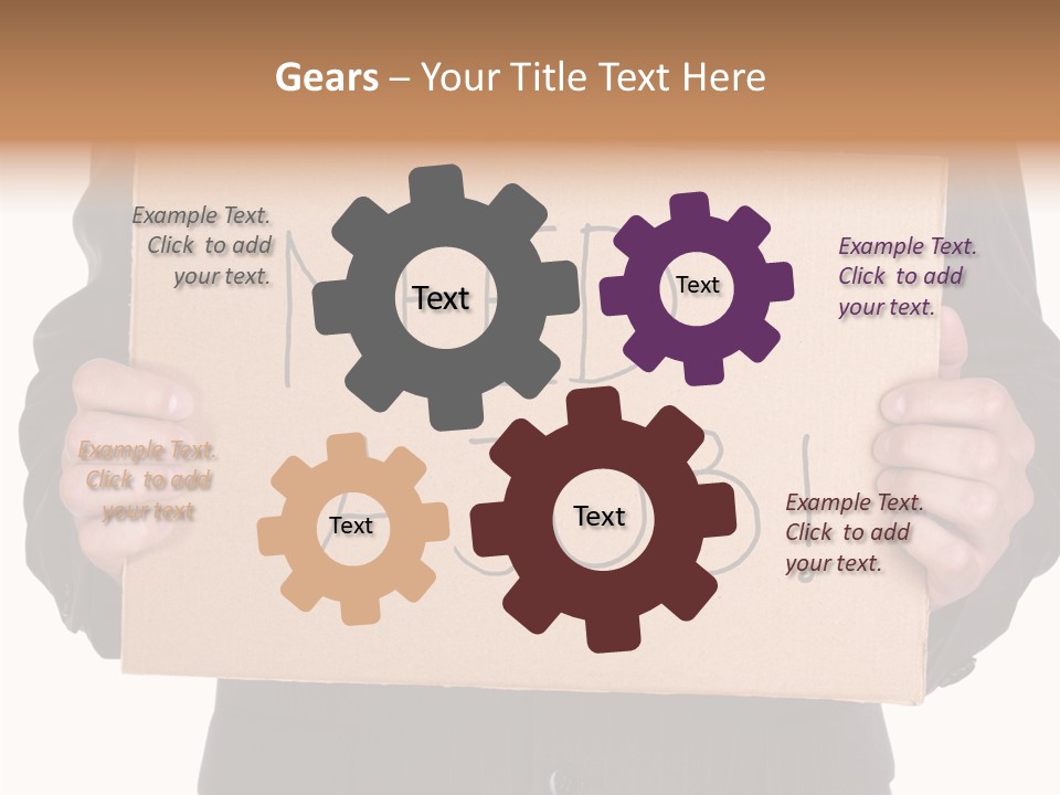 Suit Man Colour PowerPoint Template