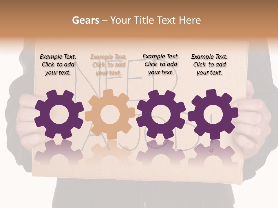 Suit Man Colour PowerPoint Template