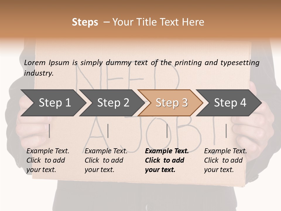 Suit Man Colour PowerPoint Template