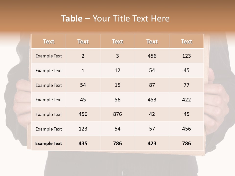 Suit Man Colour PowerPoint Template