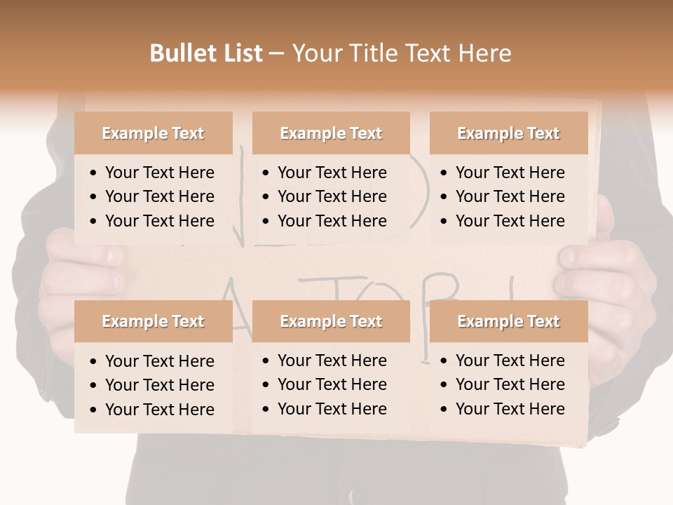 Suit Man Colour PowerPoint Template