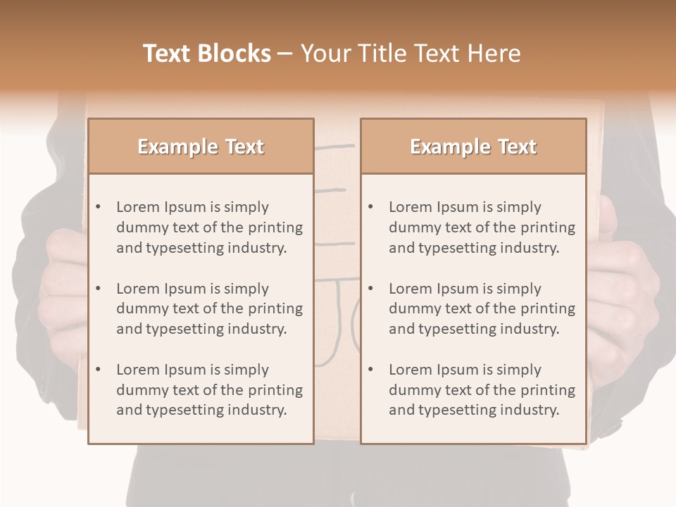 Suit Man Colour PowerPoint Template