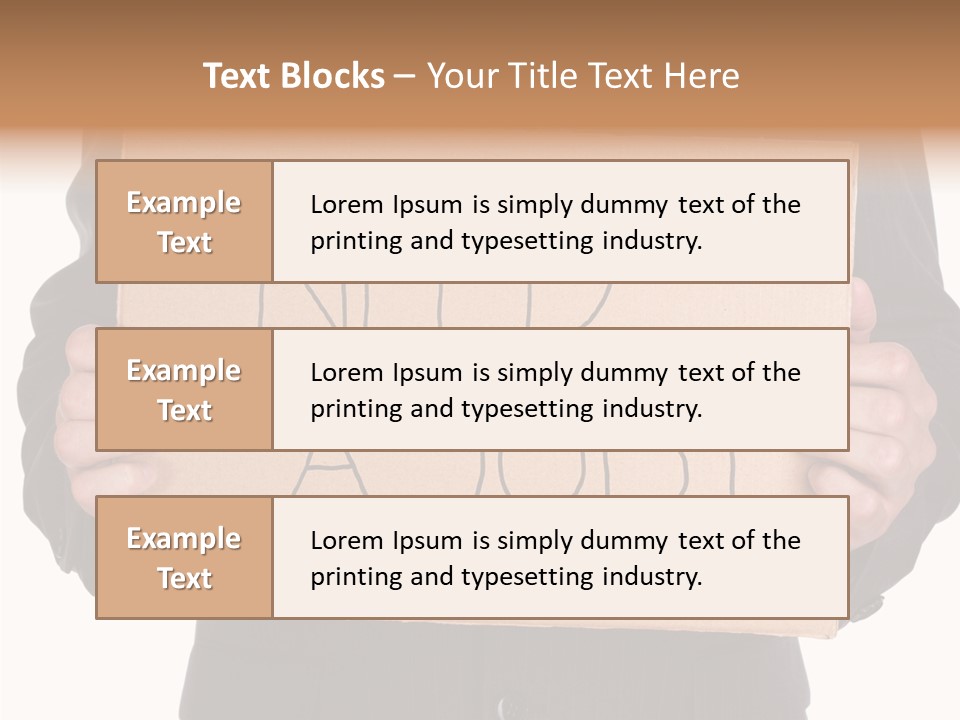 Suit Man Colour PowerPoint Template