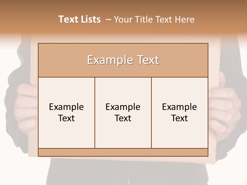 Suit Man Colour PowerPoint Template