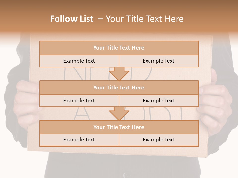 Suit Man Colour PowerPoint Template