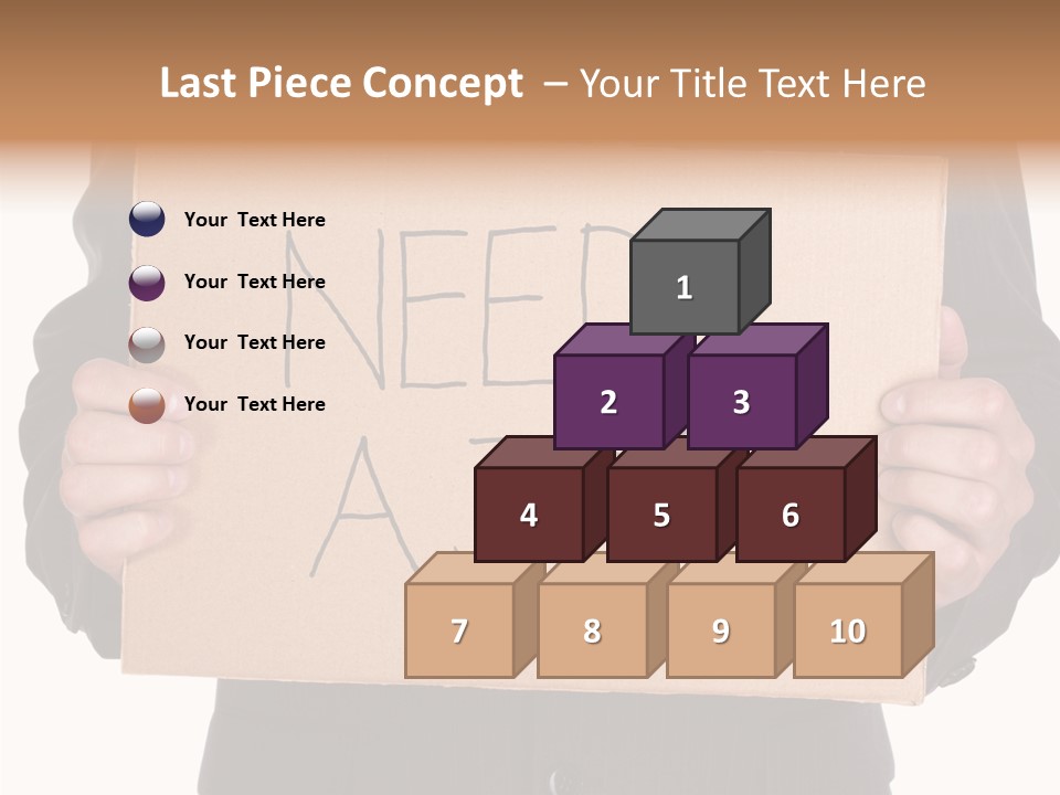 Suit Man Colour PowerPoint Template