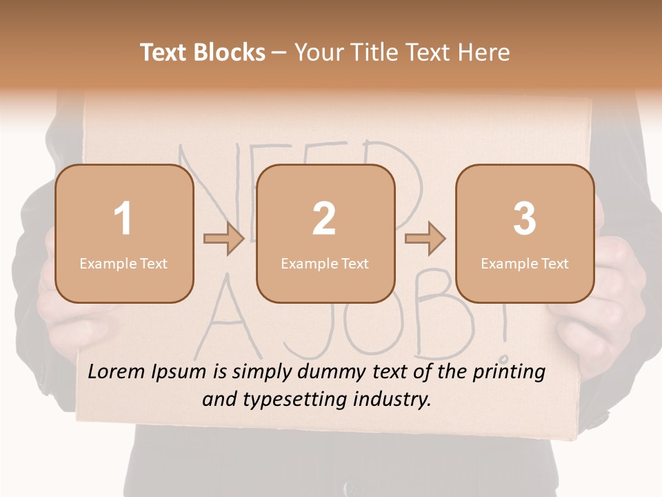 Suit Man Colour PowerPoint Template