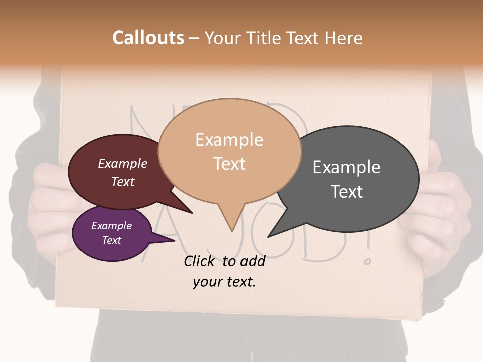 Suit Man Colour PowerPoint Template