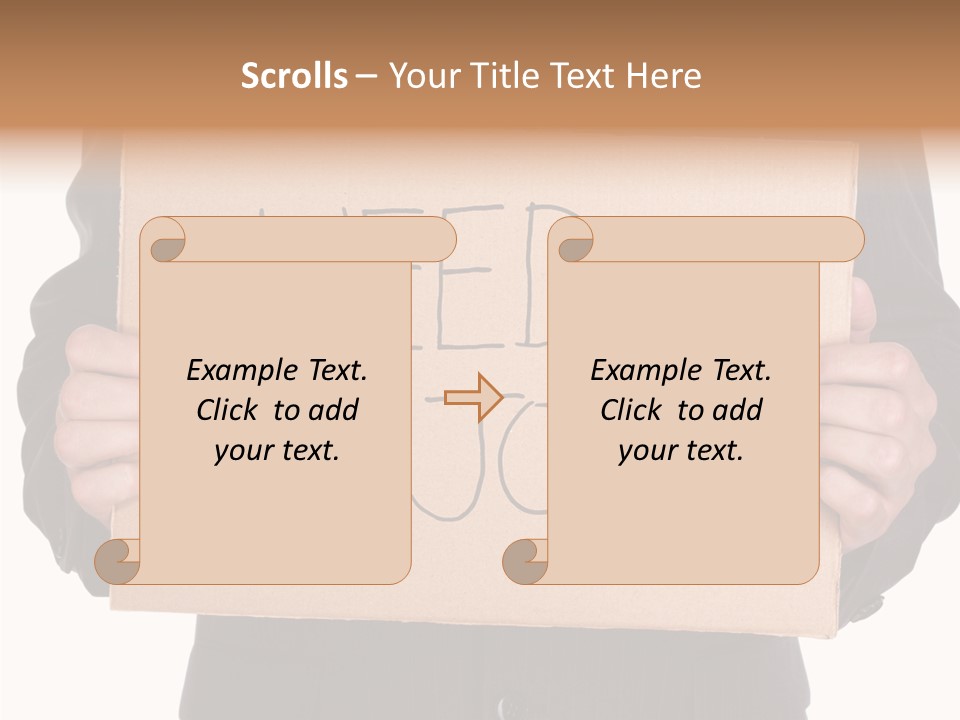 Suit Man Colour PowerPoint Template
