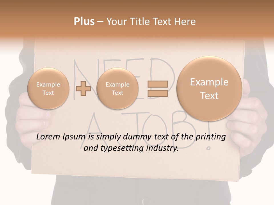 Suit Man Colour PowerPoint Template