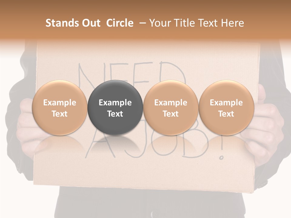 Suit Man Colour PowerPoint Template