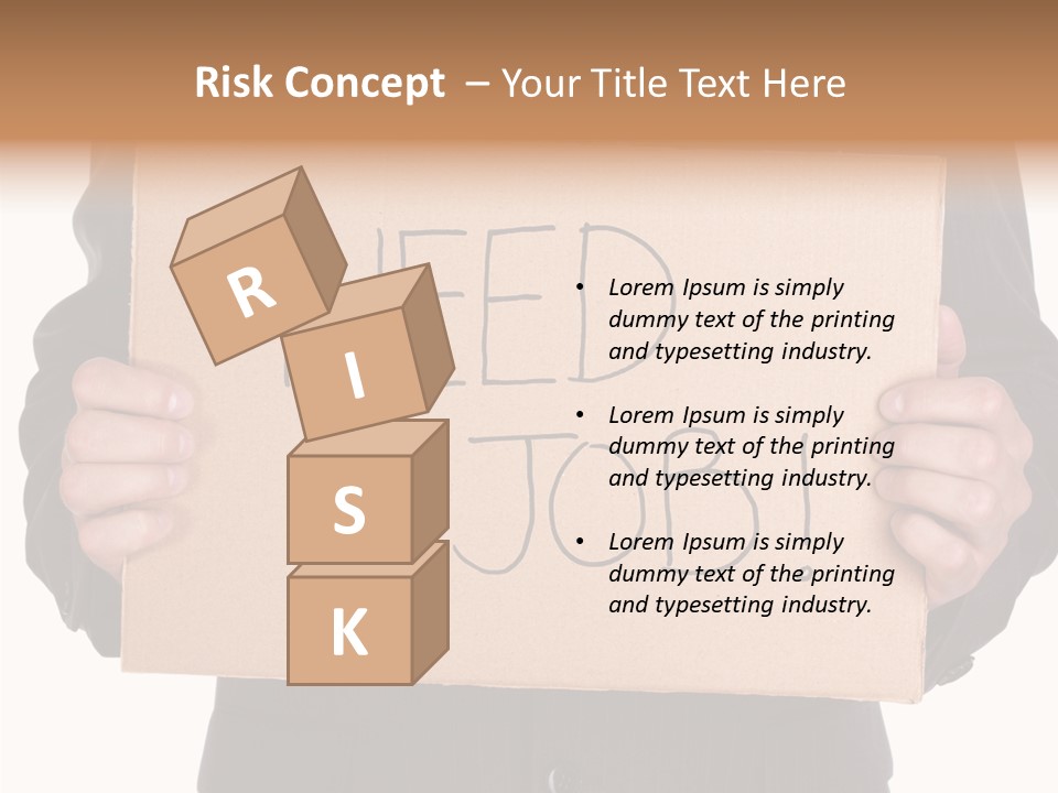 Suit Man Colour PowerPoint Template