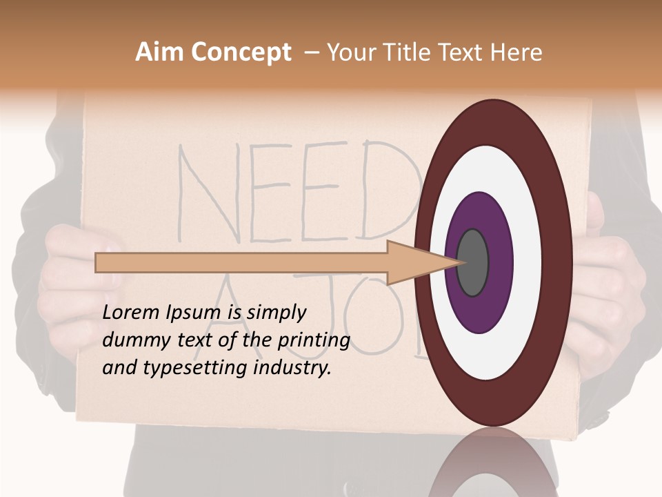 Suit Man Colour PowerPoint Template