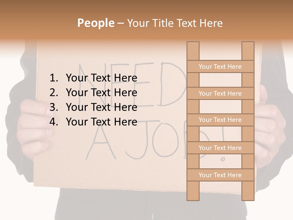 Suit Man Colour PowerPoint Template