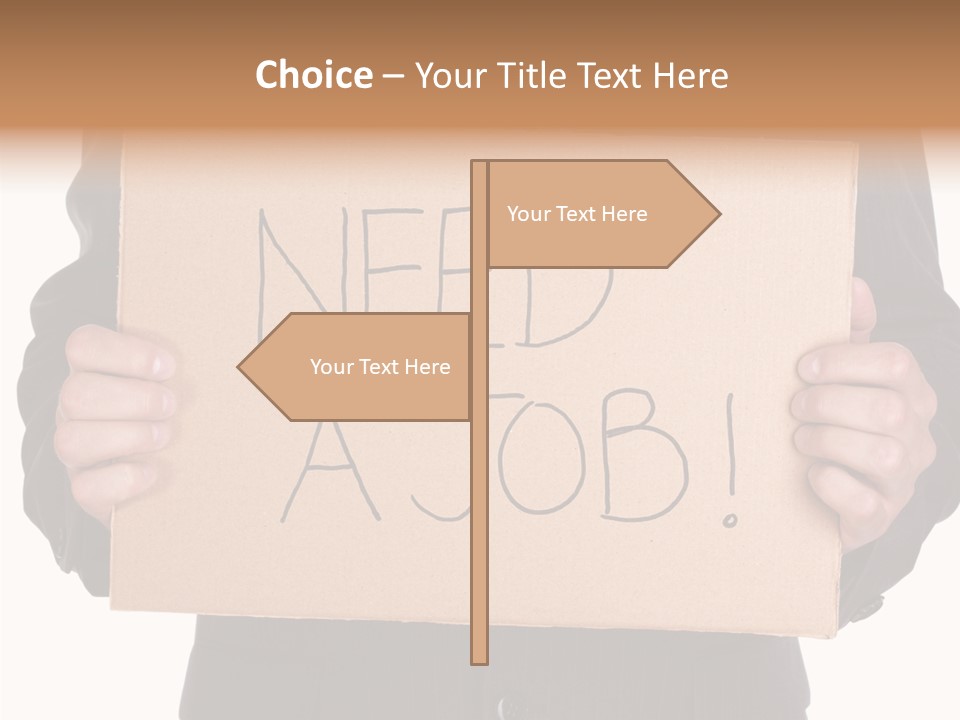 Suit Man Colour PowerPoint Template