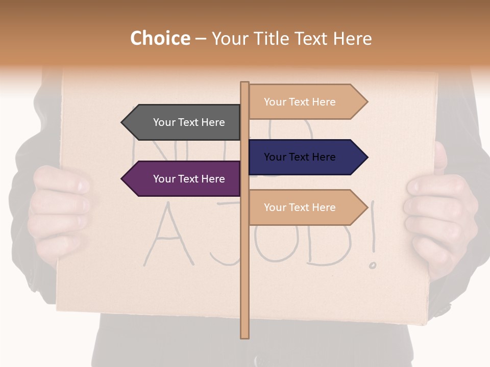 Suit Man Colour PowerPoint Template