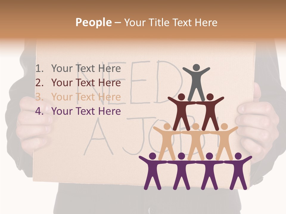 Suit Man Colour PowerPoint Template