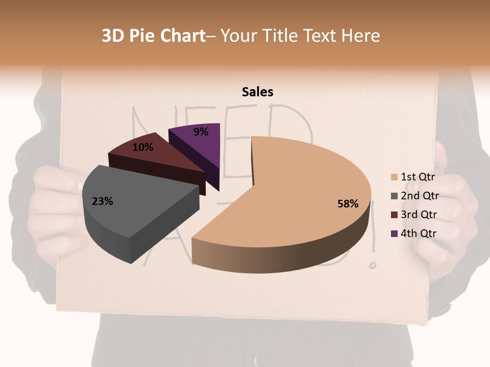 Suit Man Colour PowerPoint Template