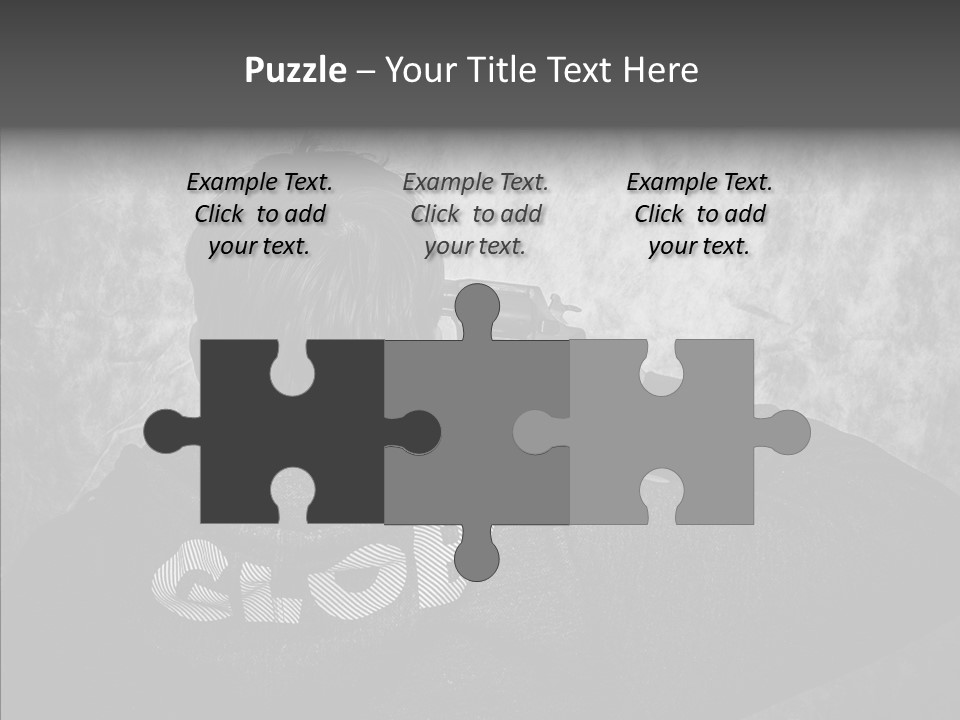 Sad Unhappy Revolver PowerPoint Template