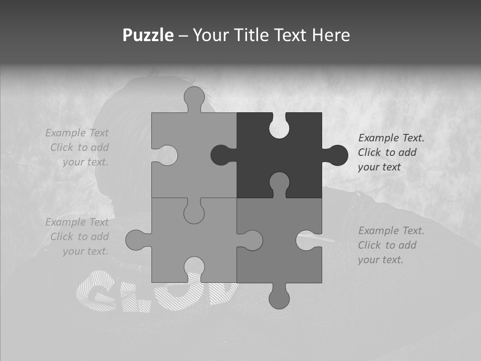 Sad Unhappy Revolver PowerPoint Template