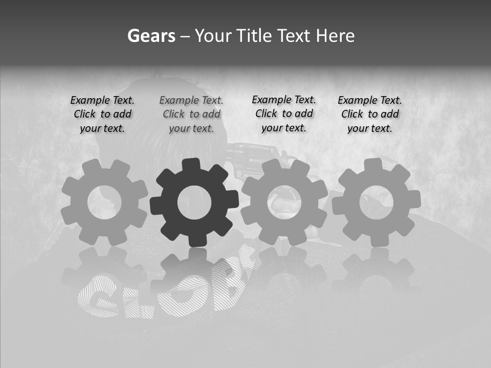 Sad Unhappy Revolver PowerPoint Template