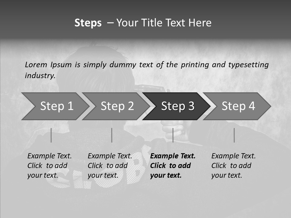 Sad Unhappy Revolver PowerPoint Template