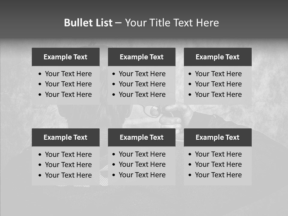 Sad Unhappy Revolver PowerPoint Template