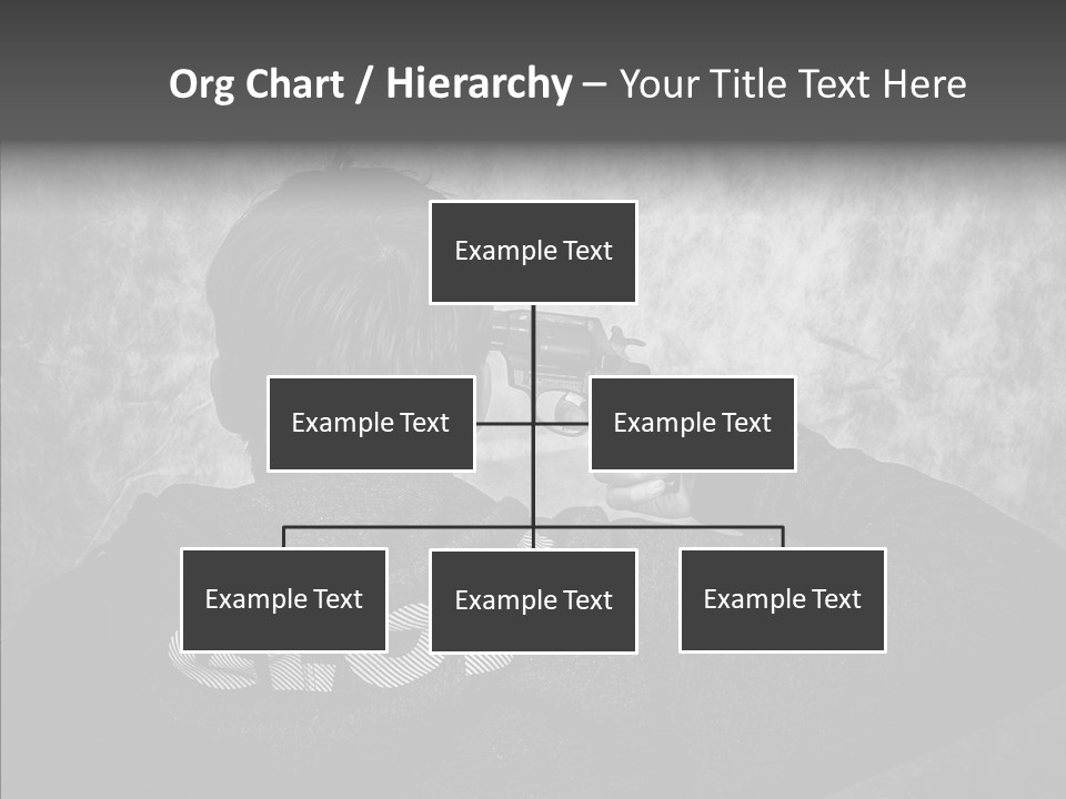 Sad Unhappy Revolver PowerPoint Template