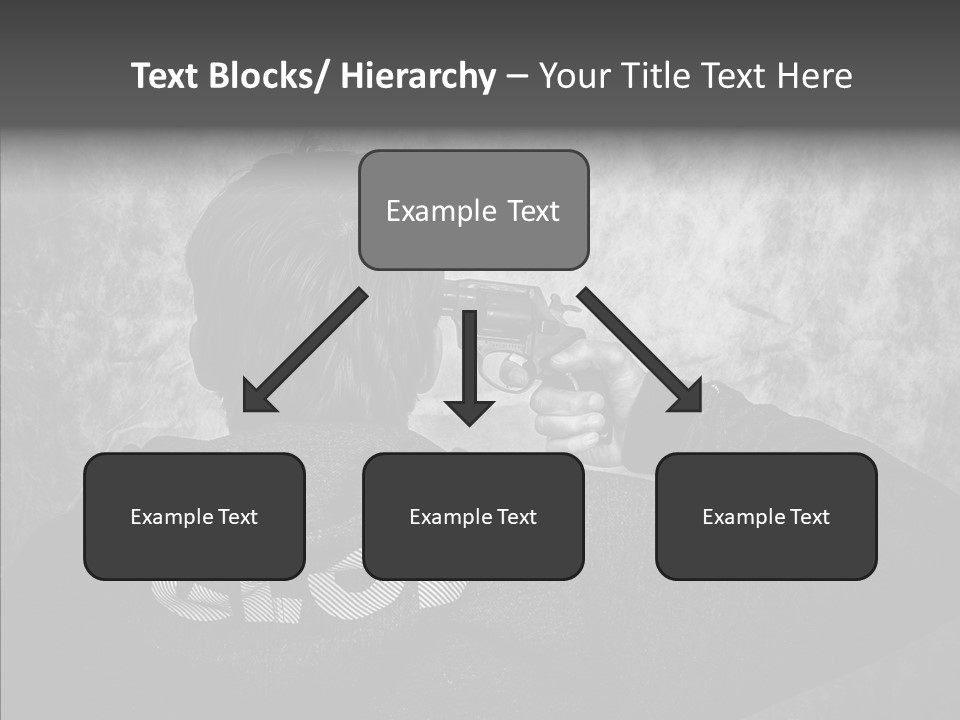 Sad Unhappy Revolver PowerPoint Template