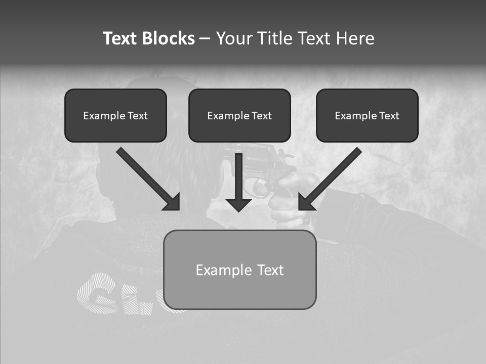 Sad Unhappy Revolver PowerPoint Template