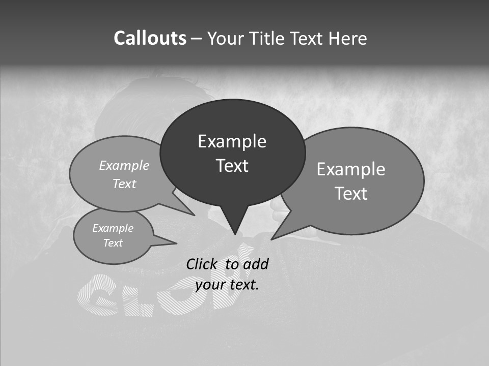 Sad Unhappy Revolver PowerPoint Template
