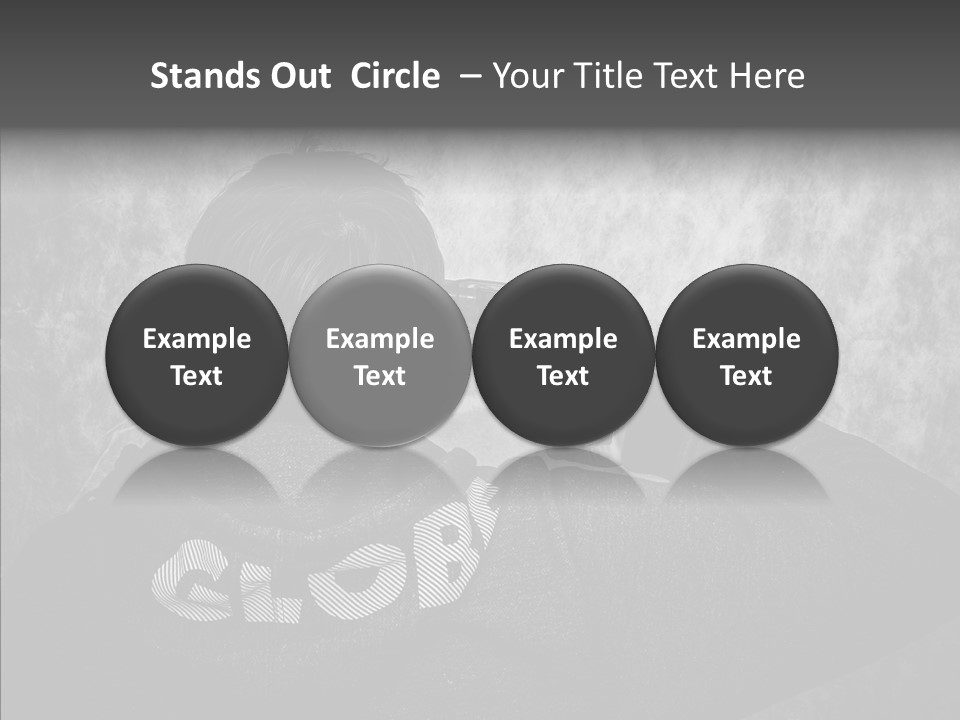 Sad Unhappy Revolver PowerPoint Template