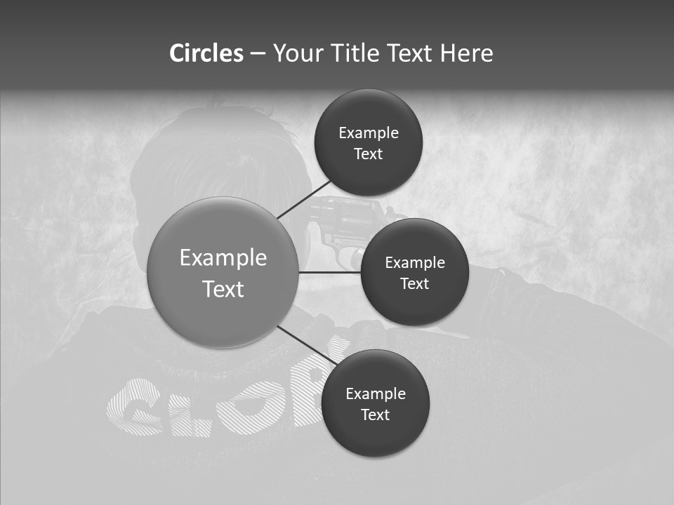 Sad Unhappy Revolver PowerPoint Template