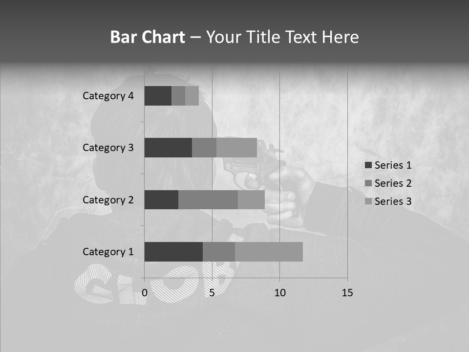 Sad Unhappy Revolver PowerPoint Template