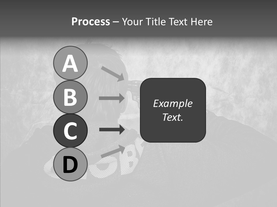Sad Unhappy Revolver PowerPoint Template