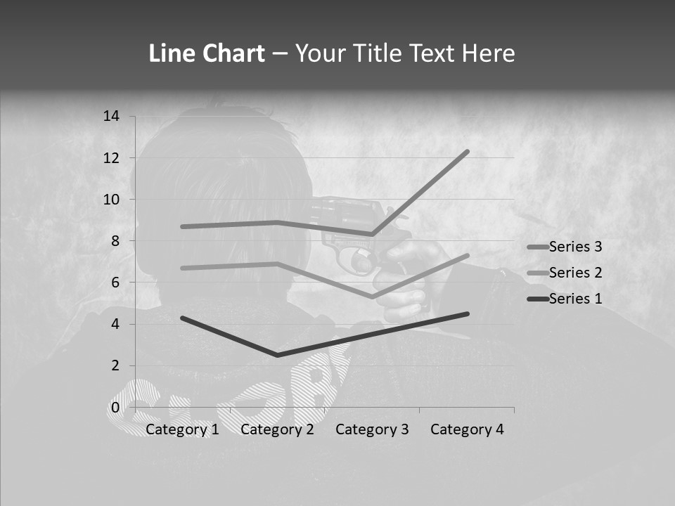 Sad Unhappy Revolver PowerPoint Template
