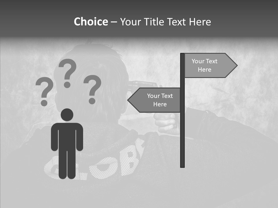 Sad Unhappy Revolver PowerPoint Template