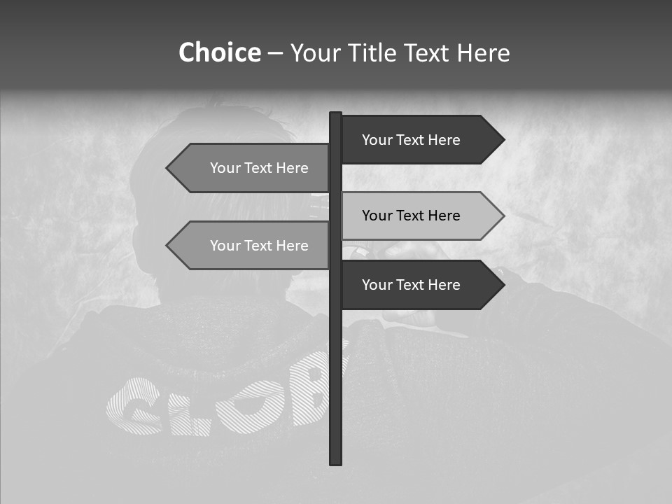 Sad Unhappy Revolver PowerPoint Template