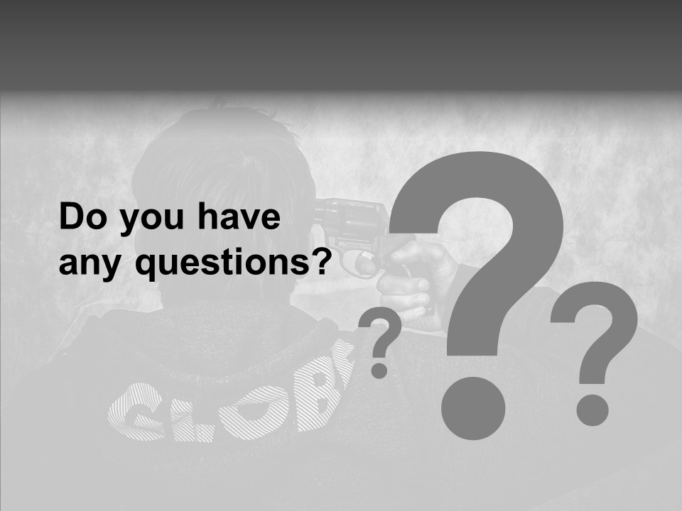 Sad Unhappy Revolver PowerPoint Template