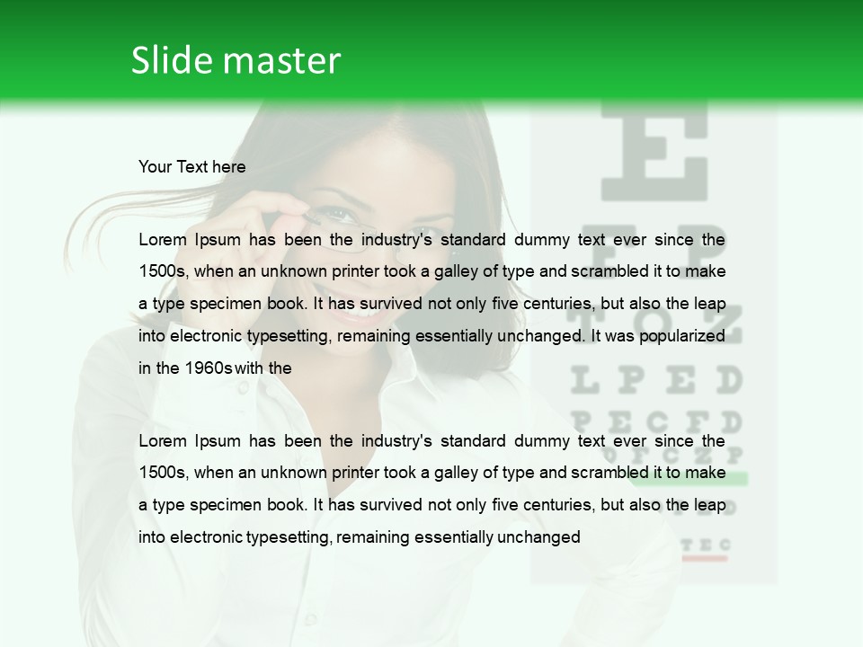 Doctor Asian Sight PowerPoint Template