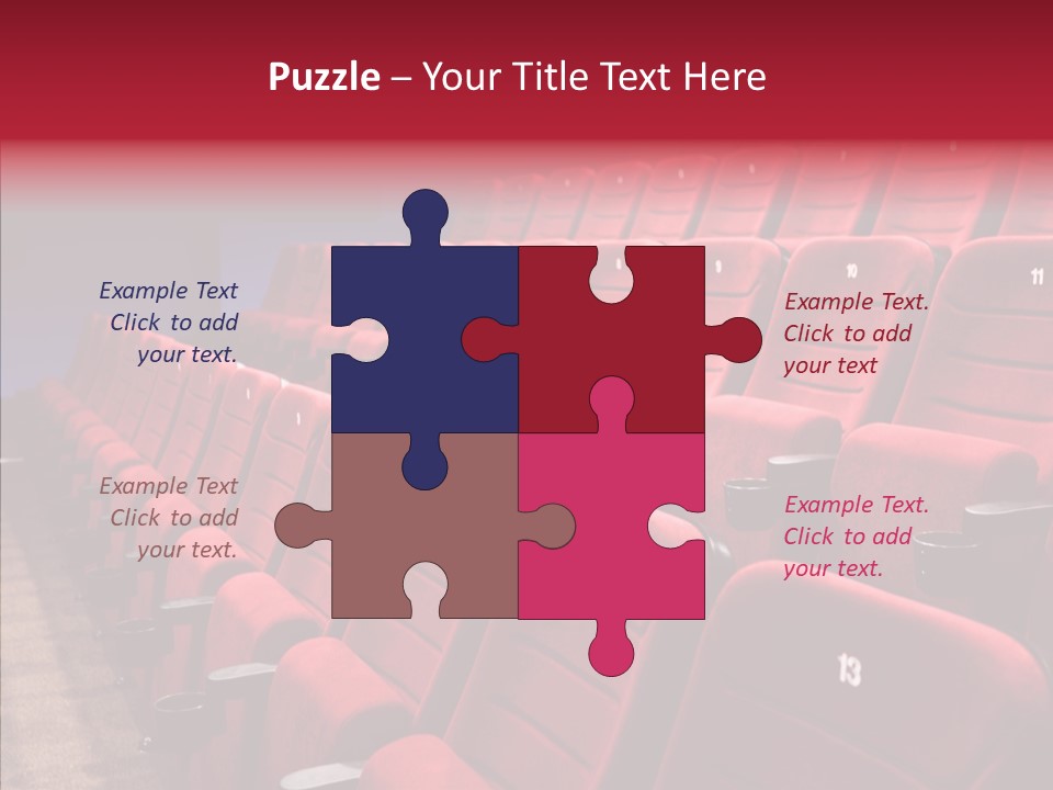 Chair Shot Movie PowerPoint Template