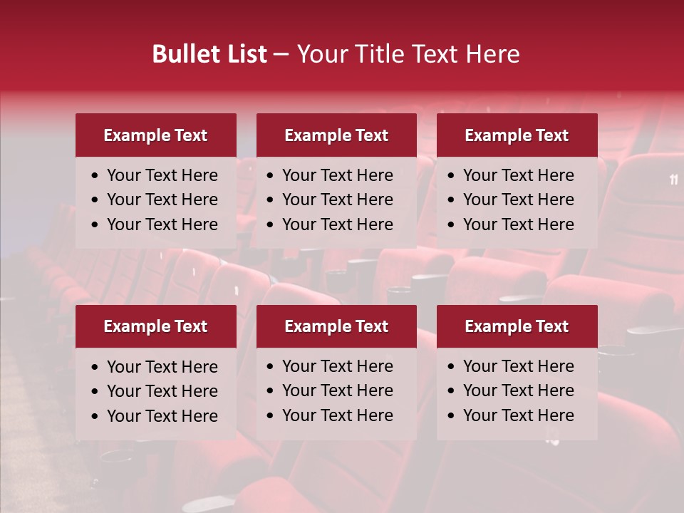 Chair Shot Movie PowerPoint Template