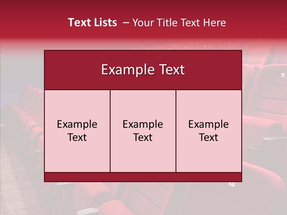 Chair Shot Movie PowerPoint Template