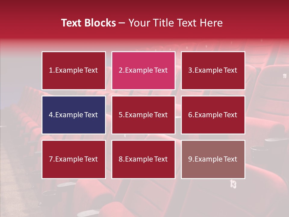 Chair Shot Movie PowerPoint Template