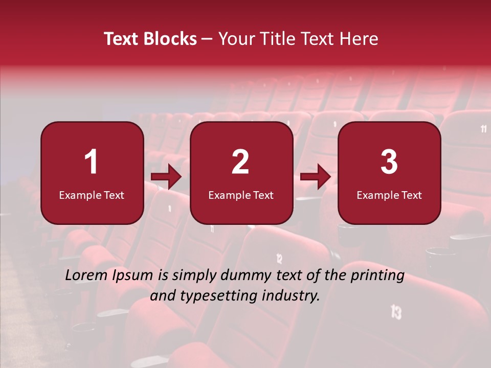 Chair Shot Movie PowerPoint Template