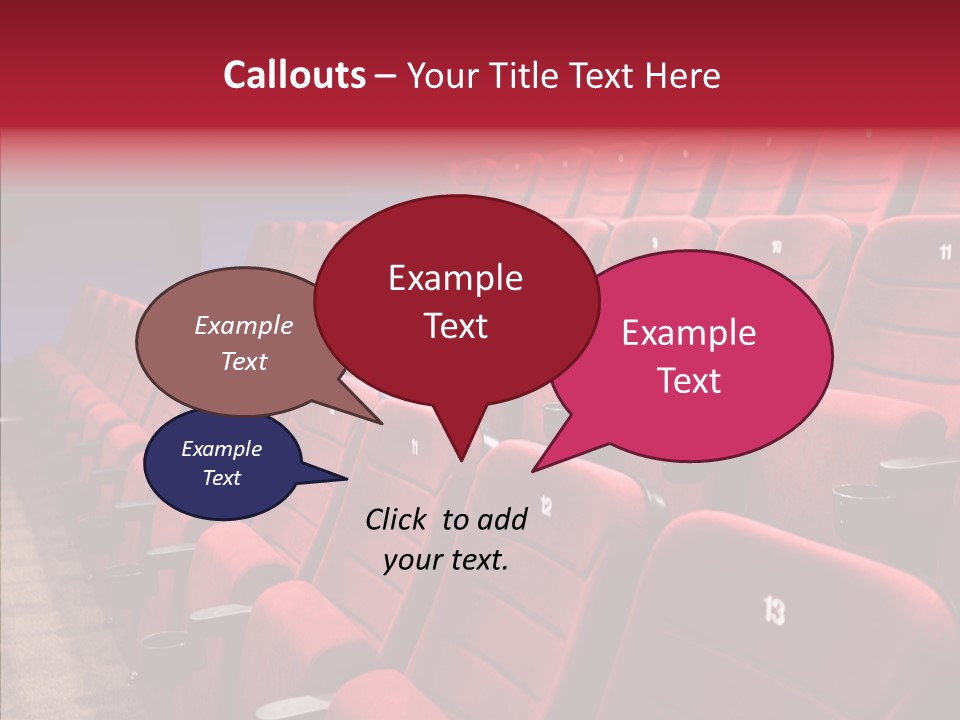 Chair Shot Movie PowerPoint Template