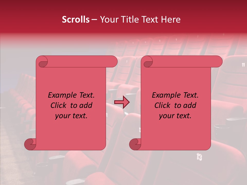 Chair Shot Movie PowerPoint Template