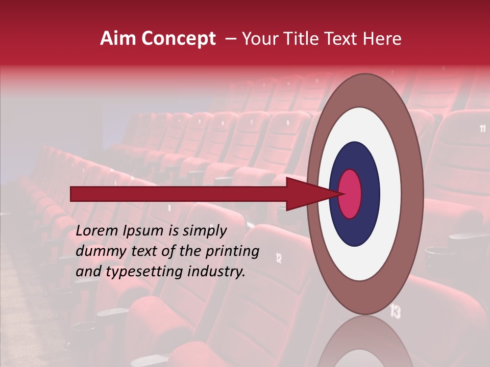 Chair Shot Movie PowerPoint Template