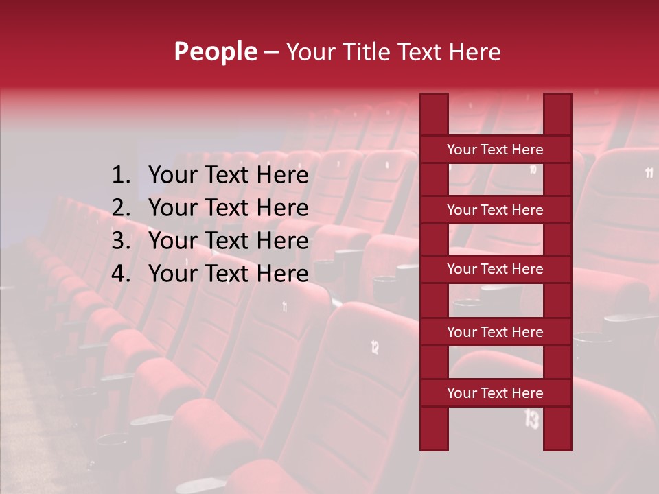 Chair Shot Movie PowerPoint Template