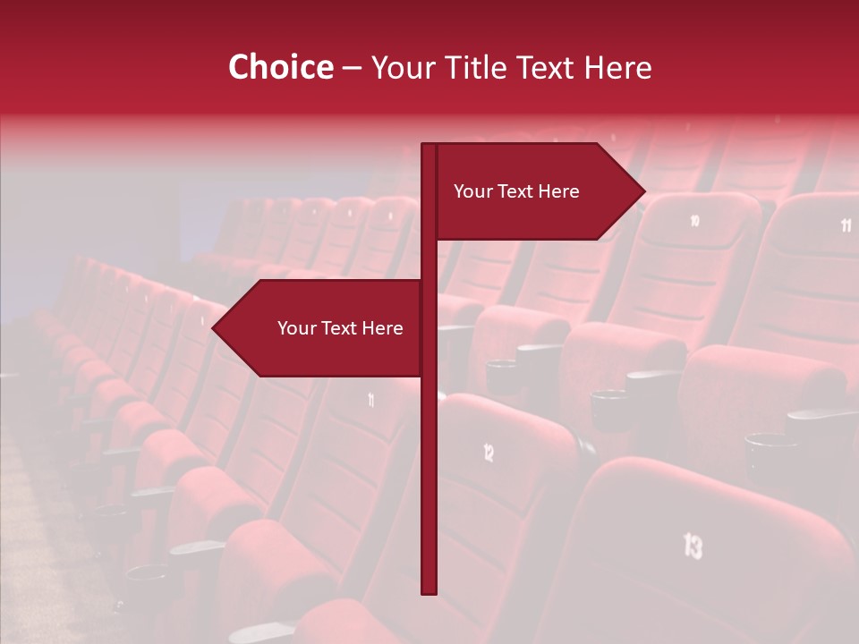 Chair Shot Movie PowerPoint Template